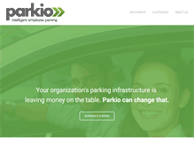 Tablet Screenshot of parkio.com